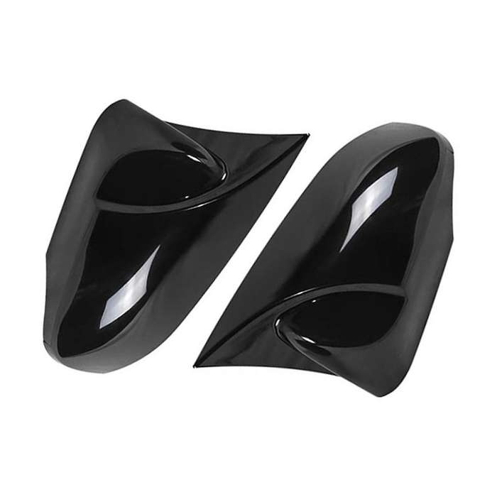 1pair Car Baked Black Rear View Mirror Cover 2013-2018 for Rear View Mirror Modification Parts
