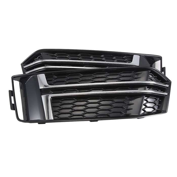 1Pair Car Air Guide Grille Front Bumper Grille(LH+RH)8W0807681F 8W0807682F for A4 2016-2020
