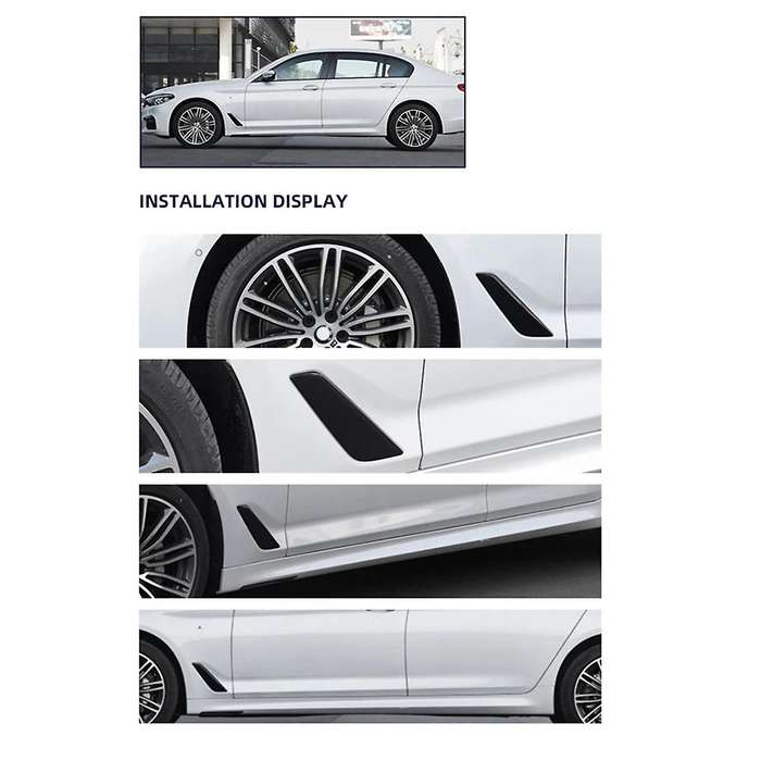 1Pair Car Body Trim Strip for 5 Series G30 G31 G38 2018-2022 51137349593 51137349594Side Air Vent C
