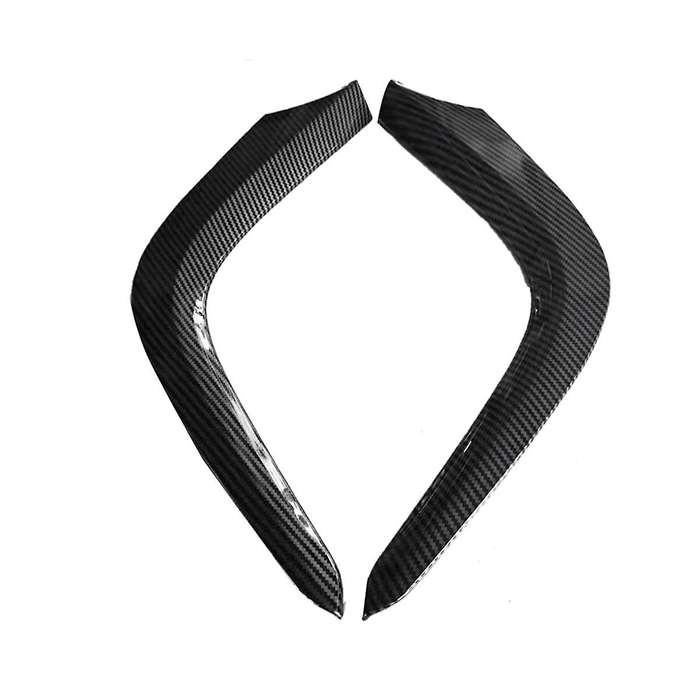 1pair Car Dash A/c Air Vents Trim Strips for Altis 2007-2013 Abs Carbon Fibre Consoles Outlets Lower