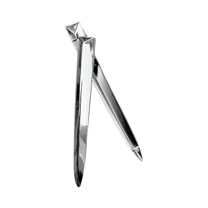 1Pair Car Chrome Front Bumper Upper Moulding Strips Cover Trim for 500 2008-2015 735455041 73545504