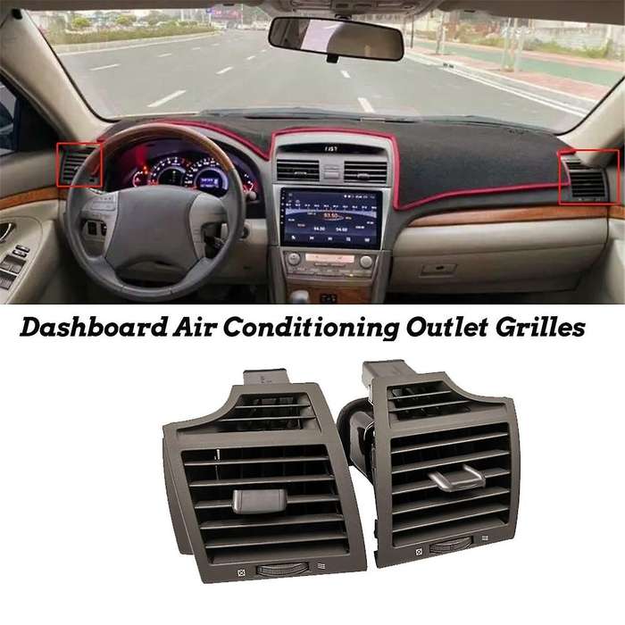 1pair Car Dashboard Air Conditioning Outlet Grilles Assembly for 2006-2011 Center Console A/c Ac Ven