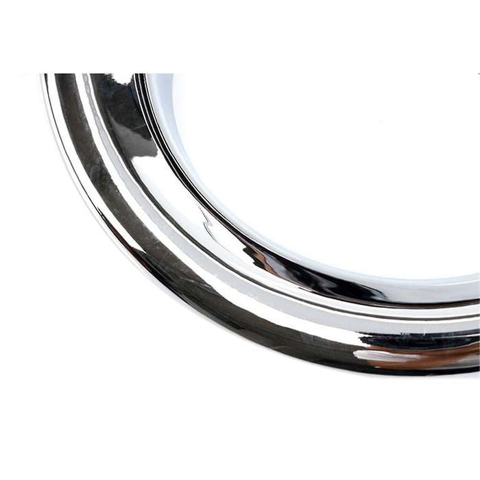 1pair Car Front Bumper Chrome Fog Lamp Trim Rings Cover for H3 2006-2010 Fog Light Bezel Exterior De