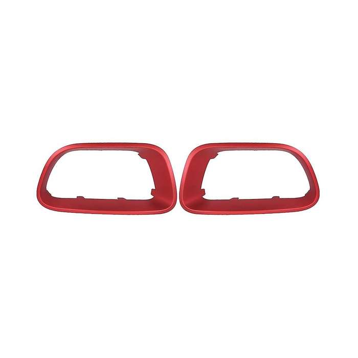1pair Car Front Bumper Decorative Frame Angel Eyes Refit for C5 9817829477 9817829377 Red