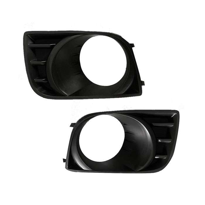 1pair Car Front Bumper Fog Lamp Bezel Trim Cover 81482-0c021 81481-0c021 for Sequoia 2008-2016 Fog L