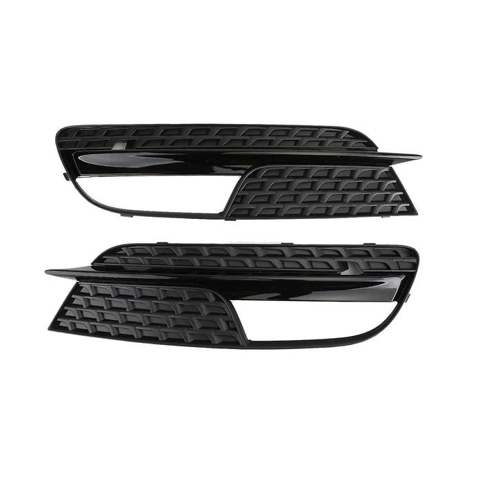 1Pair Car Front Bumper Fog Light Grille Grill Replacement for  A5 2012-2016 8T0 807 681 H /8T0 807 6