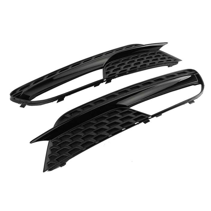 1Pair Car Front Bumper Fog Light Grille Grill Replacement for  A5 2012-2016 8T0 807 681 H /8T0 807 6