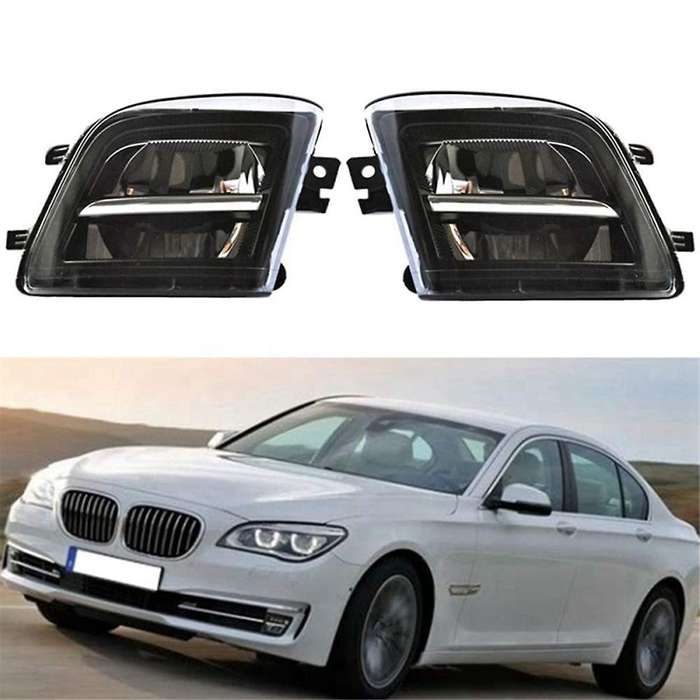 1pair Car Front Bumper Fog Light(lh+rh) for 7 Series F01 F02 F03 2011-2015 63177311287 63177311288