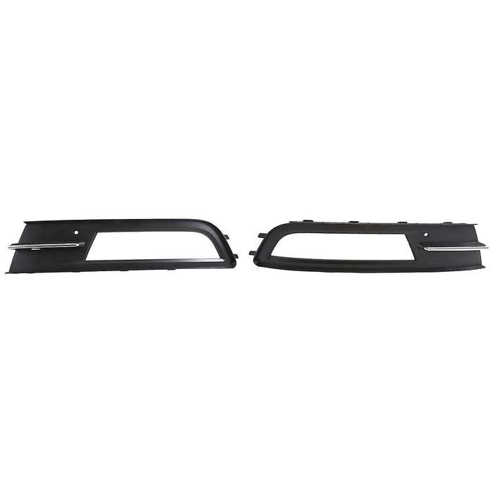 1Pair Car Front Bumper Ventilation Grille Fog Light Frame (LH+RH) 3G0853665 3G0853666 for B8 2014-20