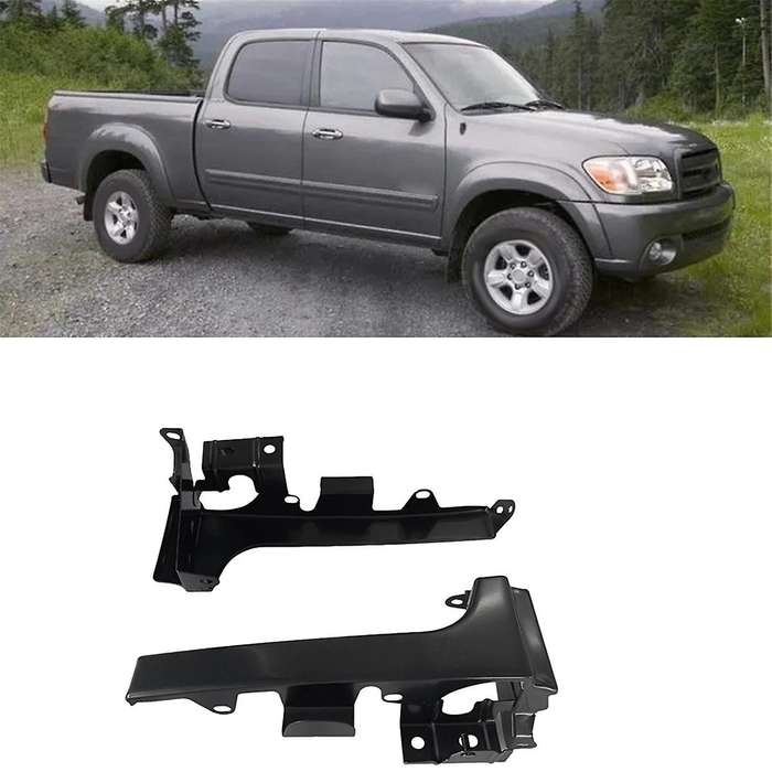 1pair Car Front End Panel Metal 53904-0c050 53903-0c060 for 1999-2006 Headlight Lower Trim Strip Fi
