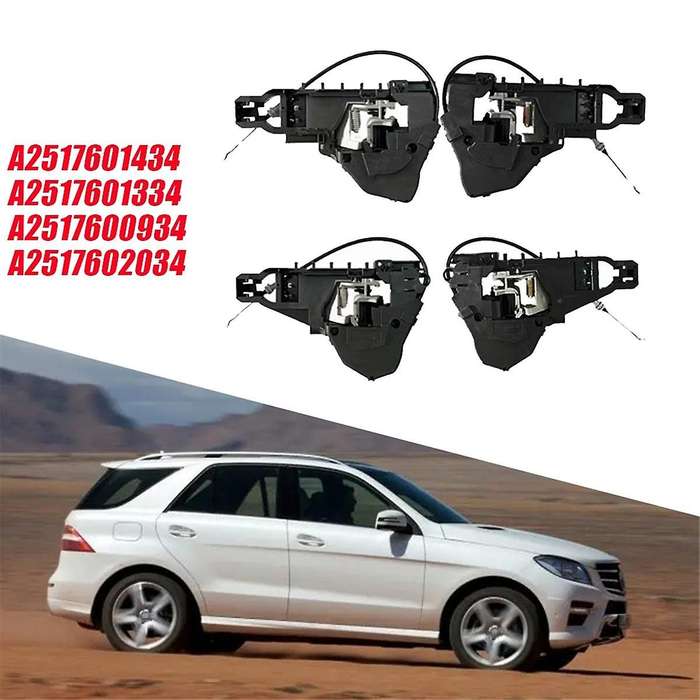 1pair Car Front Door Handle Base A2517600934 A2517602034 for - W251 2006-2013 Exterior Door Carrier