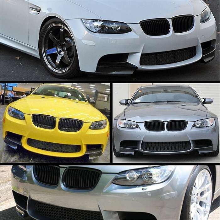 1pair Car Front Left & Right Lower Bumper Splitter for E90 E92 E93 M3 2006-2013 Front Lip Trim Prote