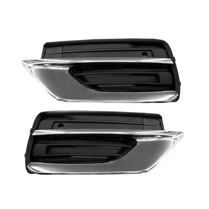 1pair Car Front Lower Bumper Grilles Trim Chrome Cover 31663515 31663514 for Xc90 2019-2022 31663539