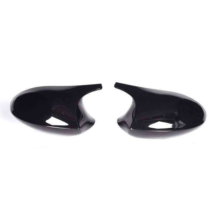 1pair Car Glossy Black Cow Corner Rear View Mirror for 1 3 Series E81 E87 E90 E92 2004 2005 2006 20