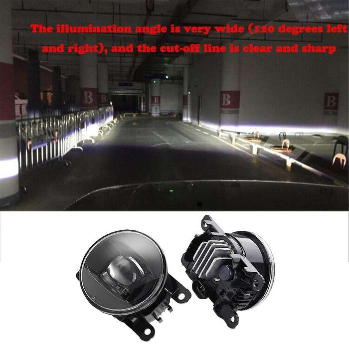 1Pair Car LED Fog Lights for 500 500L 500X Lamp 95563116300, PO2592104