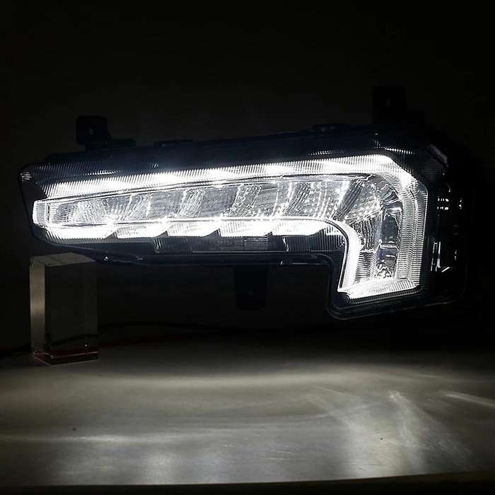 1Pair Car LED DRL Fog Light for XL 2016 2017 2018 Auto Driving Lamp Daytime Running Light Bumper Lam