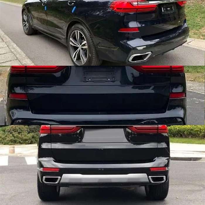 1pair Car Rear Bumper Reflector W/ Fog Light Lamp 63147442306 63147442307 for X7 G07 2018-2022 30dx