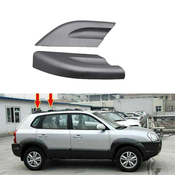 1Pair Car Rear Roof Luggage Rack Cover 87297-2E000 87298-2E000 for 2005-2009 Luggage Rack Trim Caps