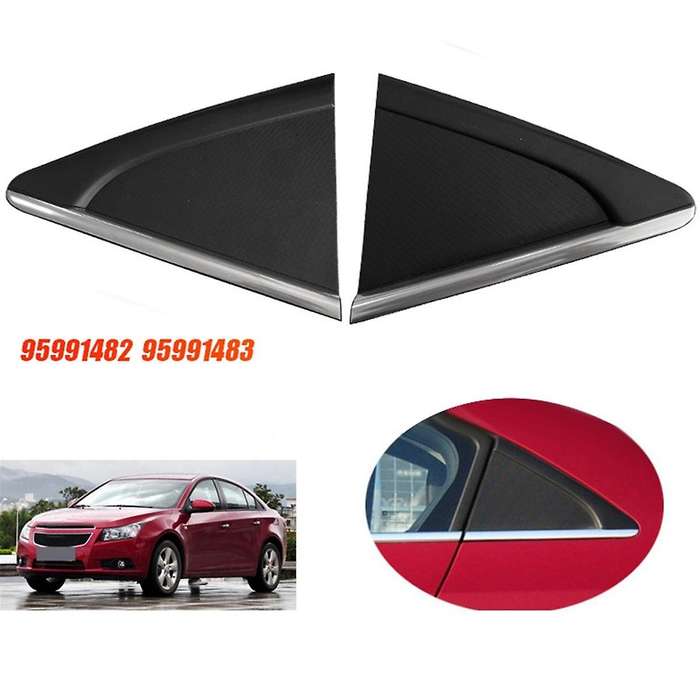 1Pair Car Rear Triangular Window Panel Trim Strip 95991482 95991483 for 2009-2015 Body Side Upper T