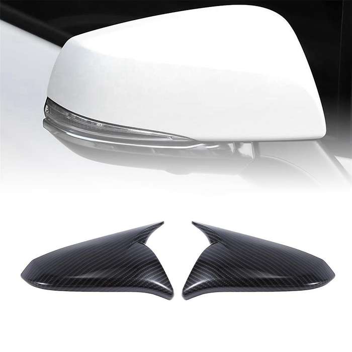 1pair Car Rearview Mirror Cover for 2013-2022 Ox Horn Side Mirror Shell Reverse Caps Trim