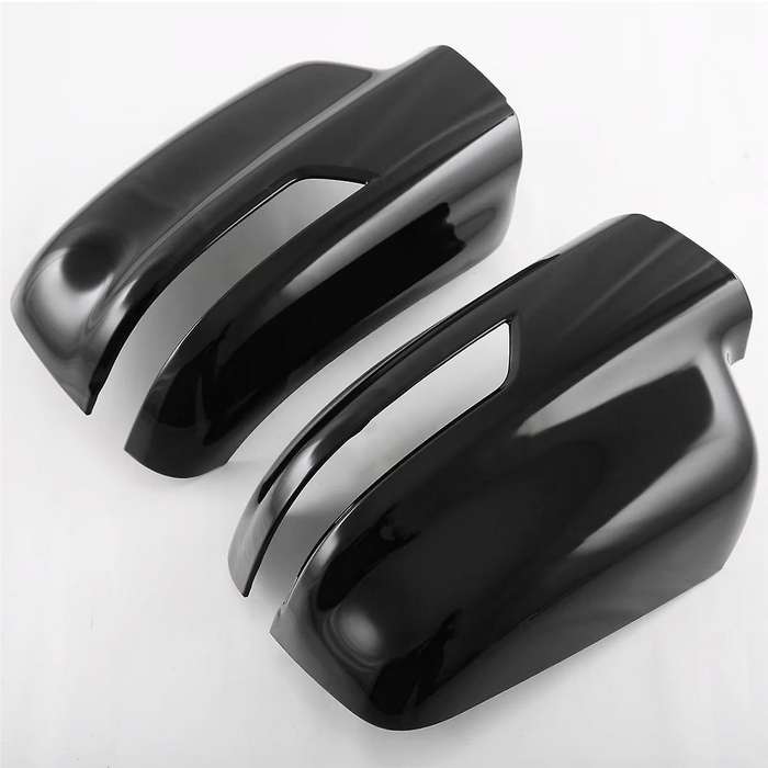 1pair Car Rearview Mirror Cover Trim for Ram 1500 2023 Side Wing Rear Mirror Caps Glossy Black