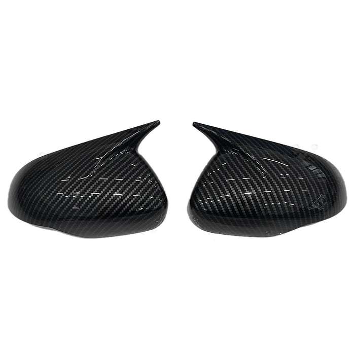 1Pair Car Rearview Mirror Housing OX Horn Trim Cover for KX3 2015-2019 Side Door Mirror Cover Cap Ca