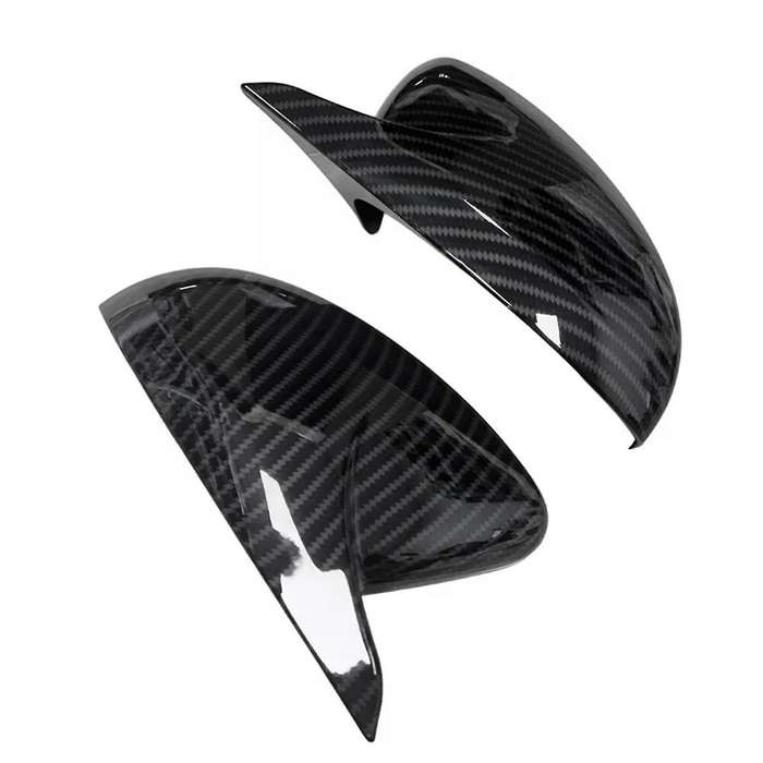 1Pair Car Side Door Mirror Shell Caps for 208 508 2008 2014-2023 OX Horn Rearview Mirror Trim Cover