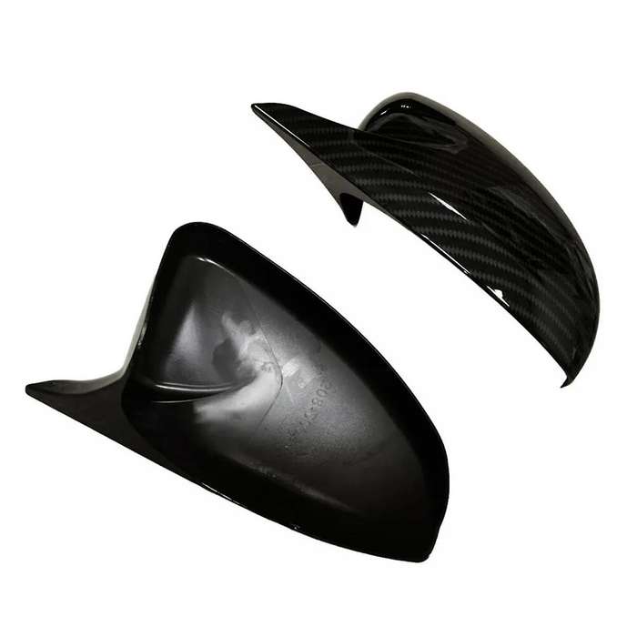 1Pair Car Side Door Mirror Shell Caps for 208 508 2008 2014-2023 OX Horn Rearview Mirror Trim Cover