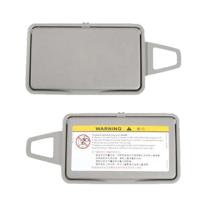 1Pair Car Sun Visor Shade Makeup Cosmetic Mirror Cover for E Class W211 2003-2008 2118100310 2118100