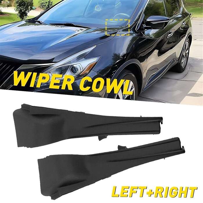 1Pair Corner Windshield Wiper Cowl Cover for 2015-2017 66894-5BC0B 66895-5BC0B