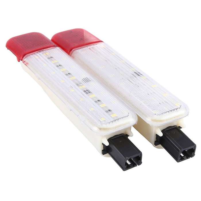 1pair Door Interior Led Reflector Lights Interior Lights 15021517 15021518 for Red-white