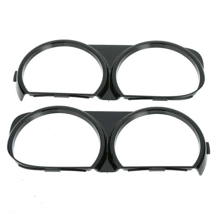 1Pair for Front Headlight Lamp Bezel Trim Right & Left 68259053AB 68259052AB Black