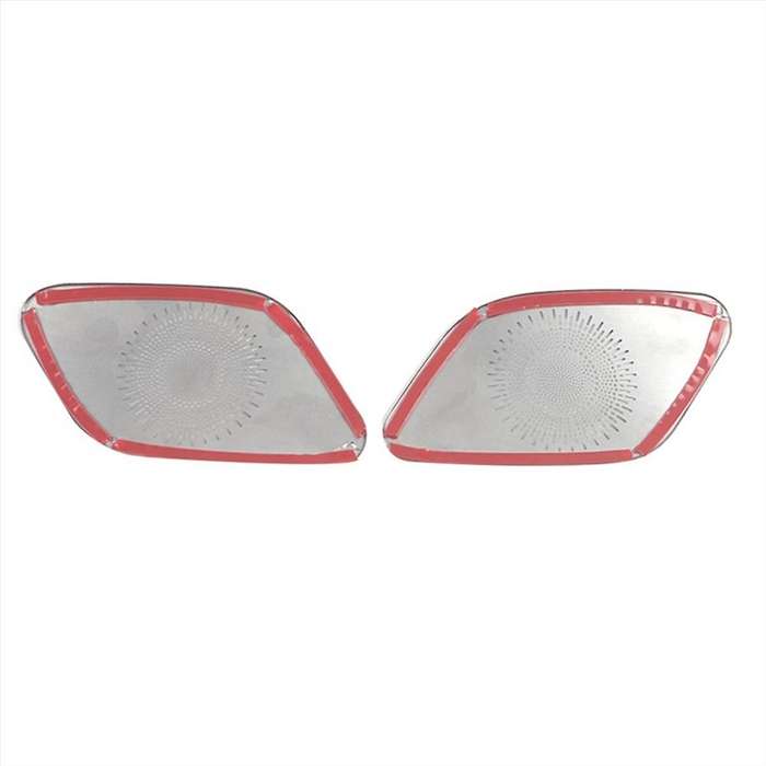 1Pair for Carnival KA4 2021 2022 Car Rear Trunk Speaker Cover Sticker Trim