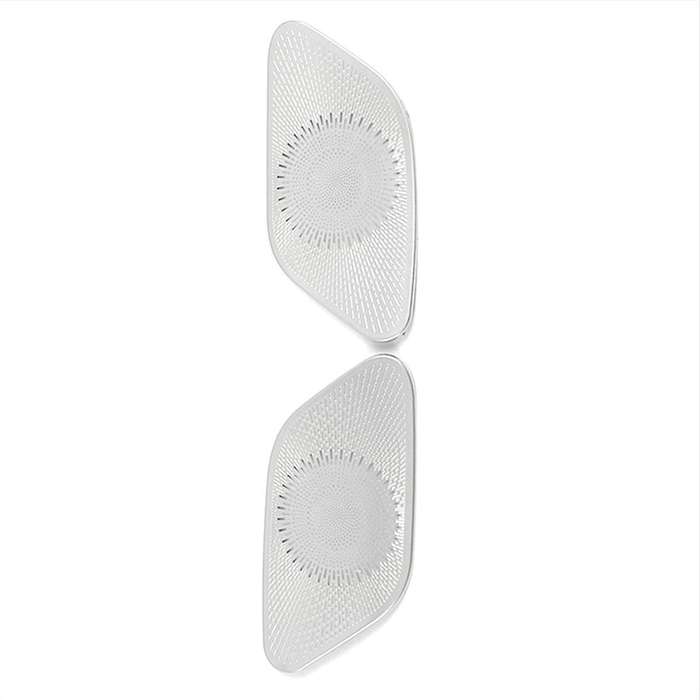 1Pair for Carnival KA4 2021 2022 Car Rear Trunk Speaker Cover Sticker Trim