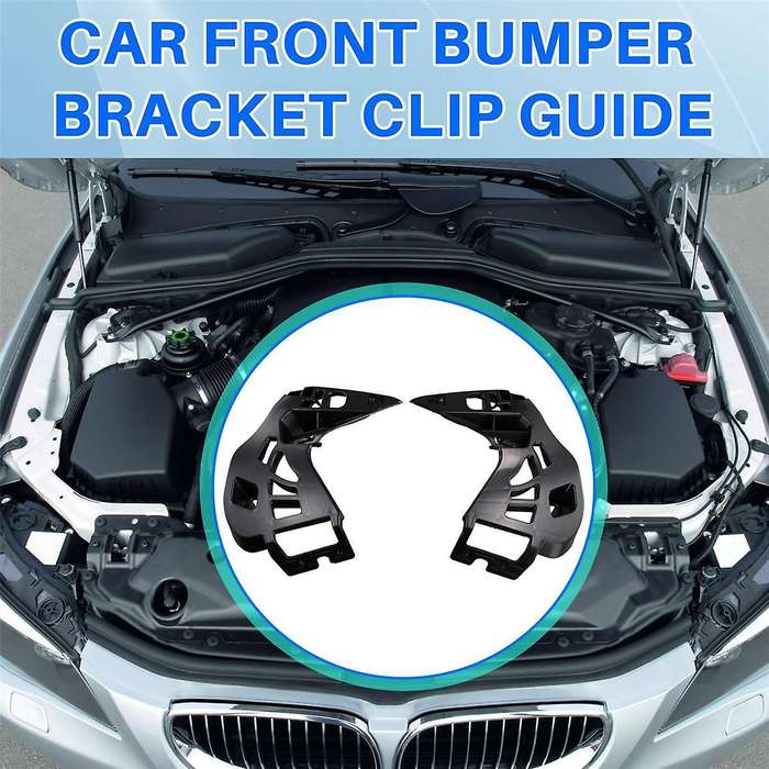 1Pair Front Bumper Bracket Clip Guide for 5 Series 525Li 528Li 530Li 540Li 2017-2020 51118491489 511