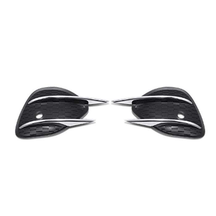 1pair Front Bumper Air Knife Fog Lamp Trim Cover for Glc Class X253 2023-2024 Lip Spoiler Grille A