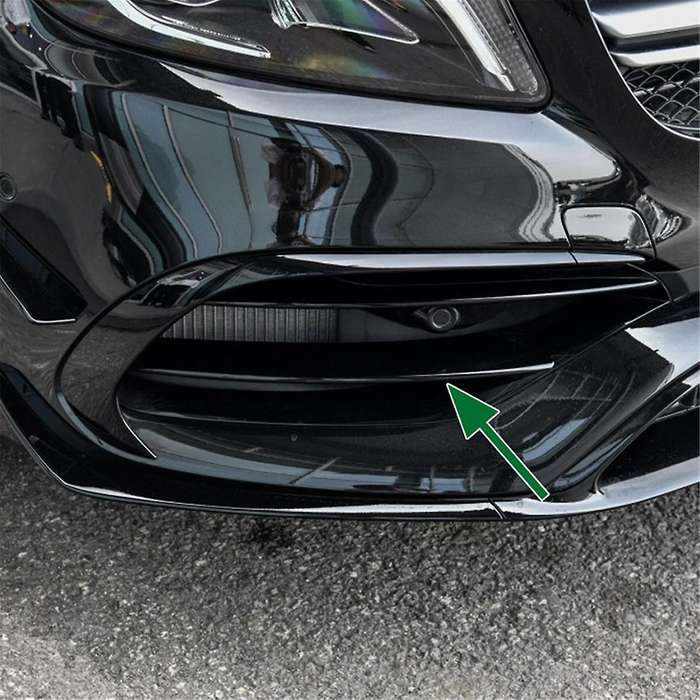 1Pair Front Bumper Fog Lamp Grille Fog Lamp Cover for A-Class W176 A180 A200 A250 A45 2016-2018