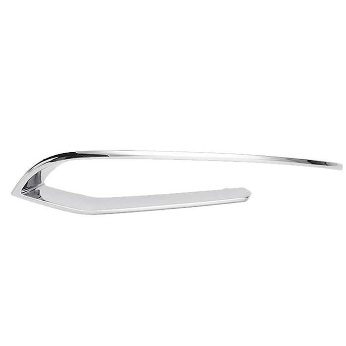 1pair Front Bumper Fog Light Lamp Eyebrow Cover Trim for 5 Series F10 F18 520li 525li 2014-2017 Mesh