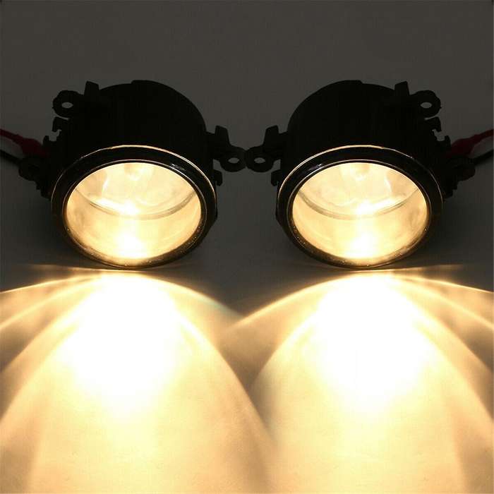 1pair Front Bumper Fog Light Lamp with Bulb for Iv Range Iii L319 L320 L322 Lr001587 Lr057400
