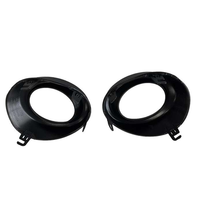 1Pair Front Bumper Hole Cover 52128-35130 52127-35140 for Cruiser 2007-2018 Fog Lights Lamp Hole Bla