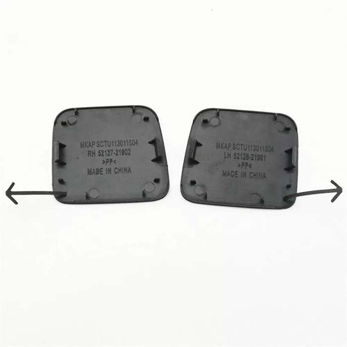 1Pair Front Bumper Hole Cover Trim 52128-21901 52127-21902 Set for 2011-2013 TC Car Towing Hook Eyel