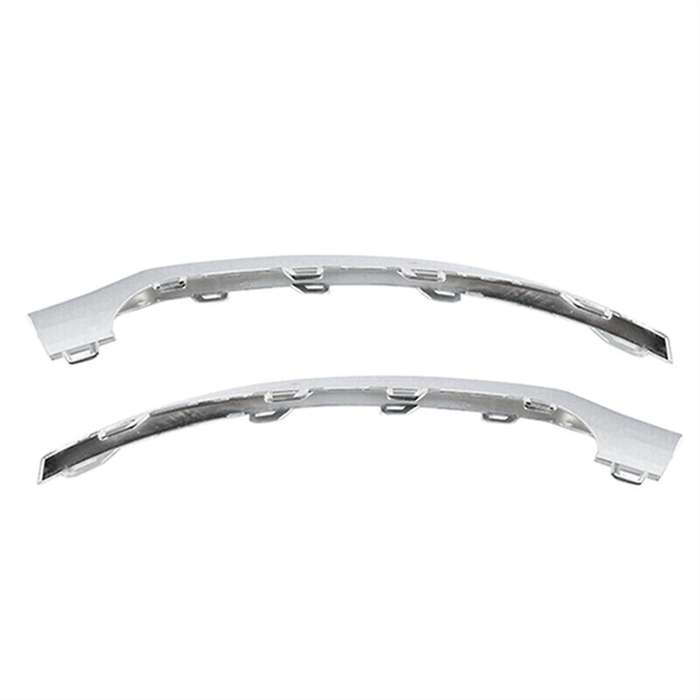 1Pair Front Bumper Lip Lower Chrome Trim Strip for - -Class W218 CLS320 400 550 A2188851574 A2188851