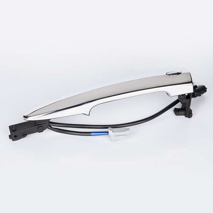 1pair Front Door Exterior Handle Chrome W/ Smart Entry for Leaf Sentra 2009-2018 80645-1aa0a 80640-1