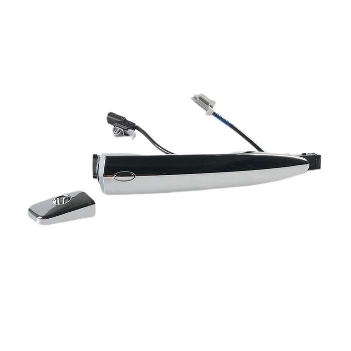 1pair Front Door Exterior Handle Chrome W/ Smart Entry for Leaf Sentra 2009-2018 80645-1aa0a 80640-1