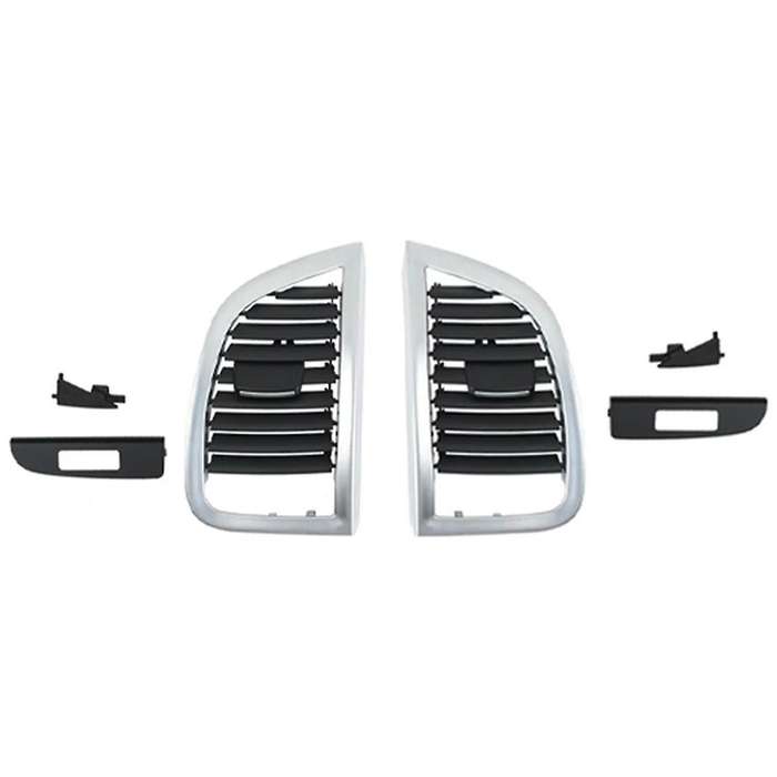 1Pair Front Dashboard Air Conditioner AC Vent Outlet Grille Panel Cover for 2006-2015 4L0820901 4L08