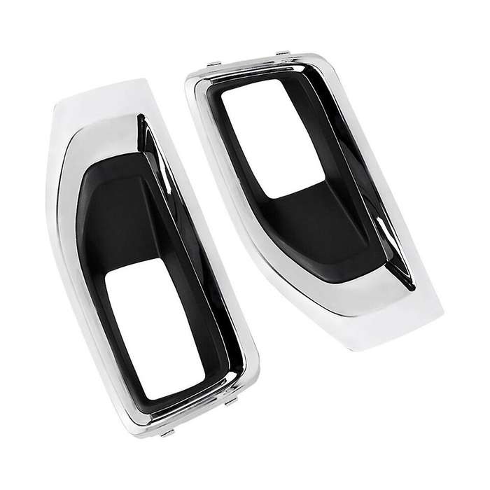 1pair Front Fog Light Chrome Trim Cover 22936426 22936427 for Xl 2015-2020 Fog Lamp Frame Gm1038187