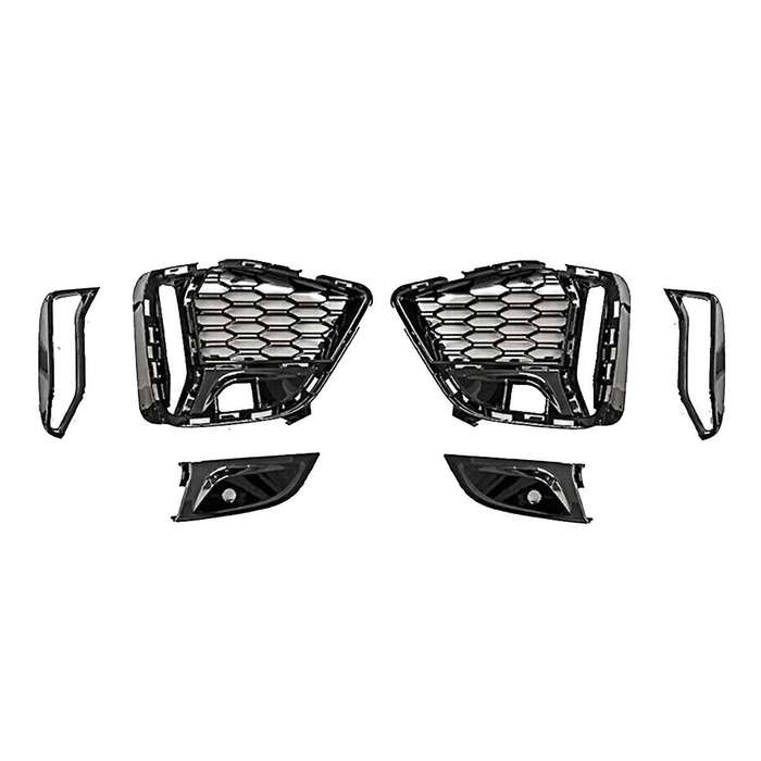 1Pair Front Fog Light Grille Trim Cover for 3 Series G20 G21 G28 M340I 2019-2022 51118075649 5111807