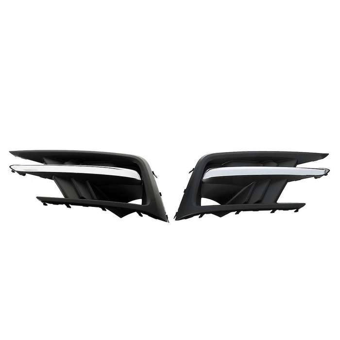 1pair Front Fog Light Lamp Trim Cover 57731xc03a 57731xc02a for 2019-2022 Fog Lamp Frame Chrome Str