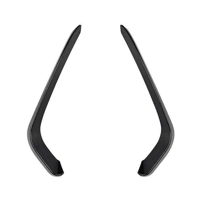 1pair Front Fog Light Trims Eyebrow Strips for B8 2016-2019 Wind Knife Sticker Spoiler Eye Lid Cove