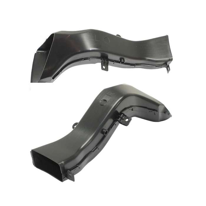 1pair Front Left+right Radiator Support Air Intake Duct Plastic Black 51748054229 51748054230 for 3